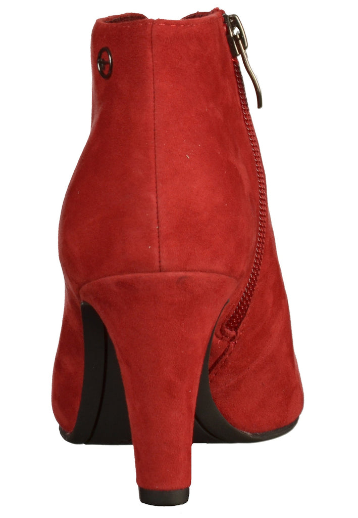 Tamaris Stiefelette Leder/Textil Rot