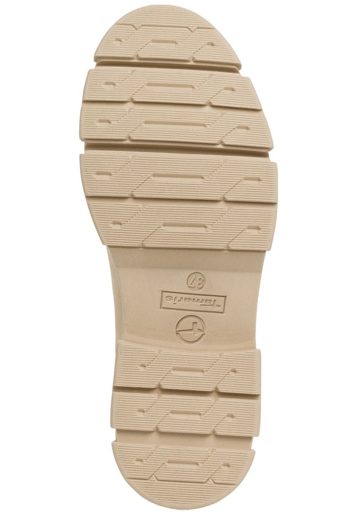 Tamaris Stiefelette Leder/Textil Sand