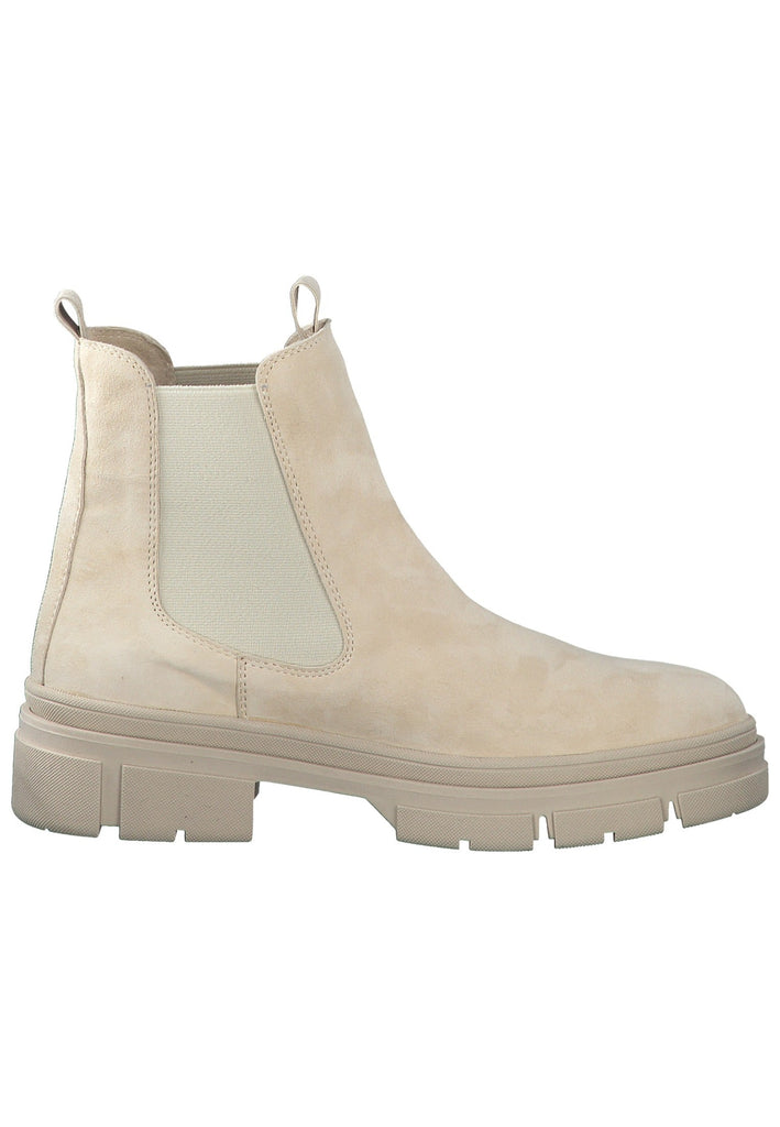 Tamaris Stiefelette Leder/Textil Sand