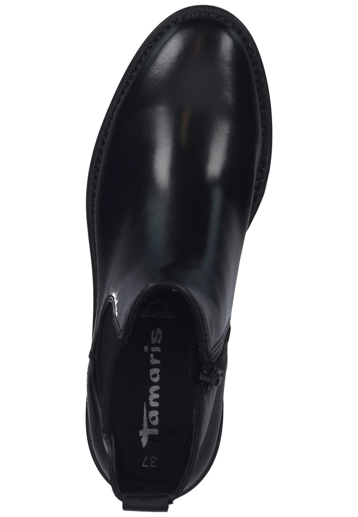 Tamaris Stiefelette Leder/Textil Schwarz