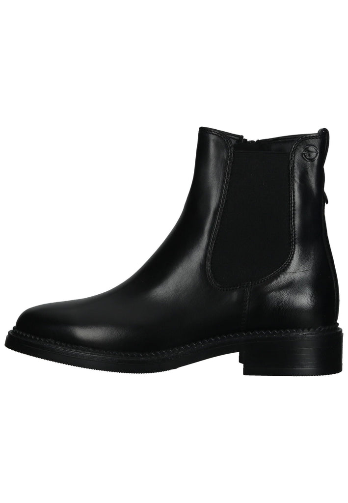 Tamaris Stiefelette Leder/Textil Schwarz