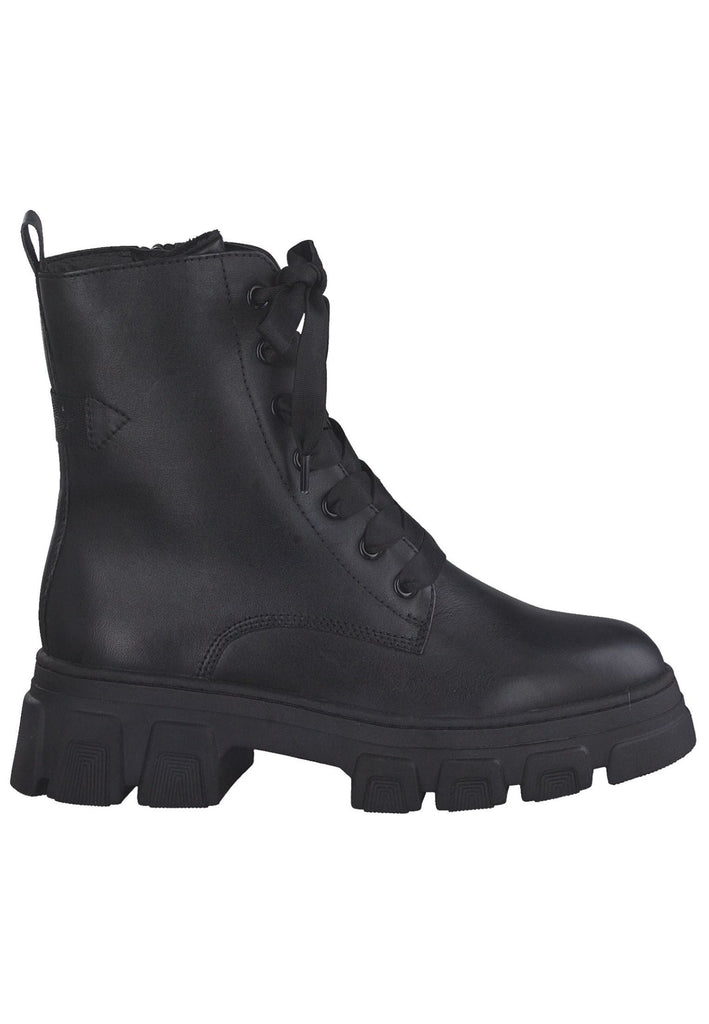 Tamaris Stiefelette Leder/Textil Schwarz
