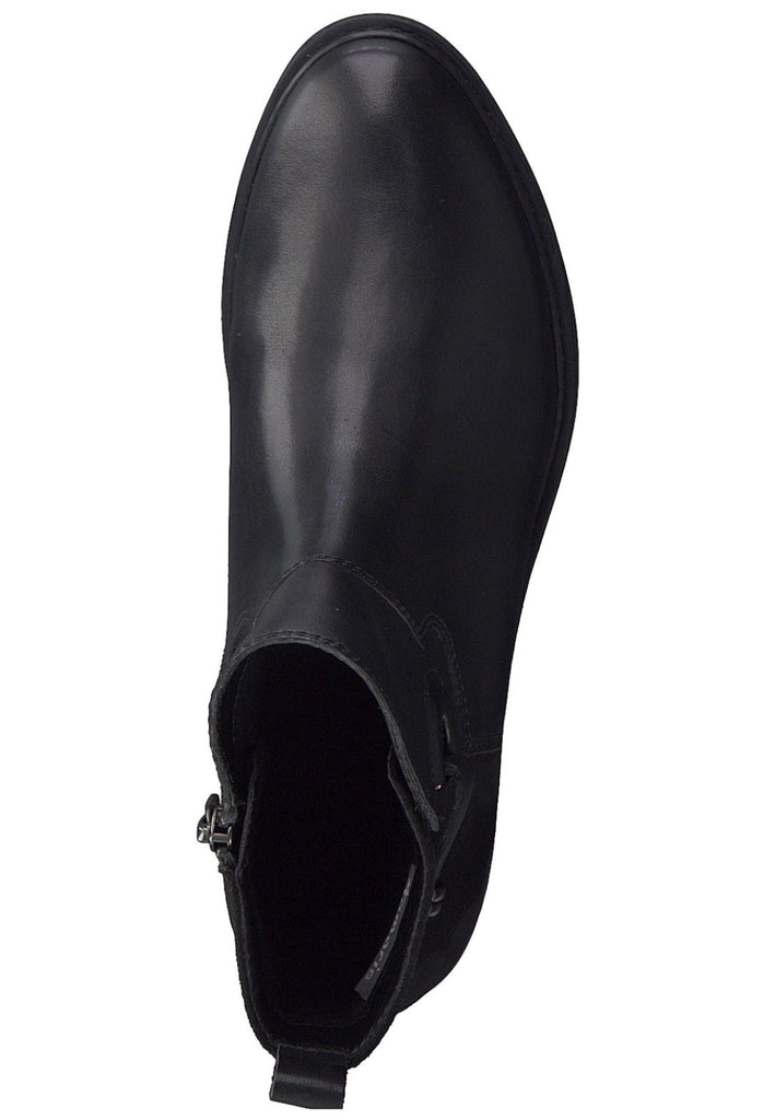 Tamaris Stiefelette Leder/Textil Schwarz