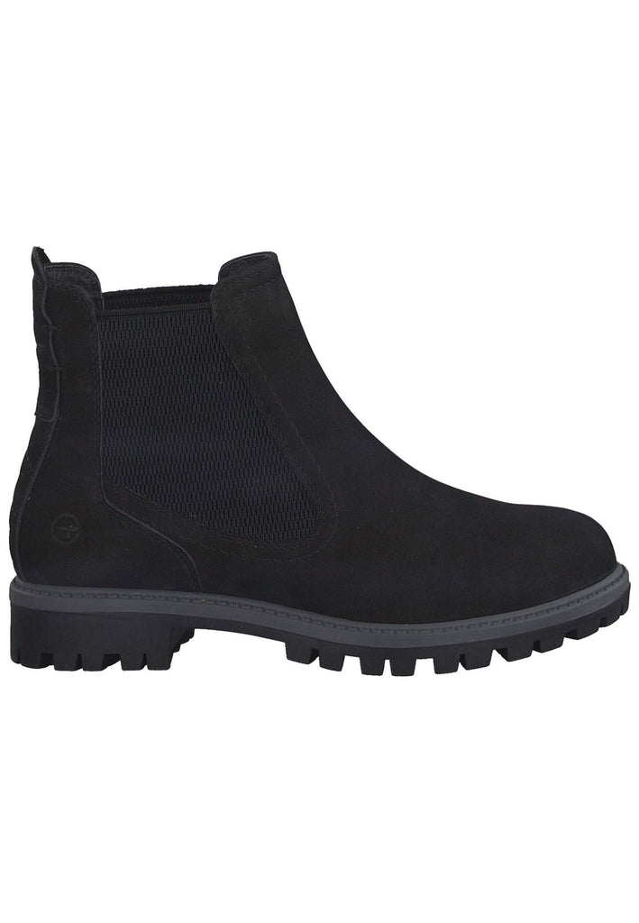 Tamaris Stiefelette Leder/Textil Schwarz