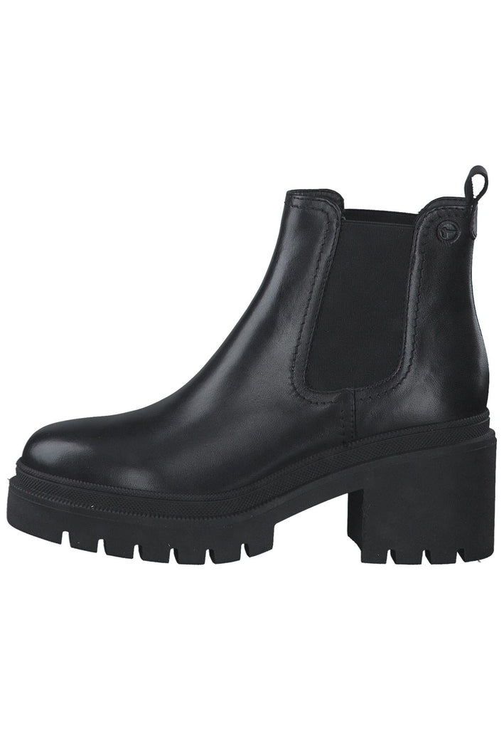 Tamaris Stiefelette Leder/Textil Schwarz