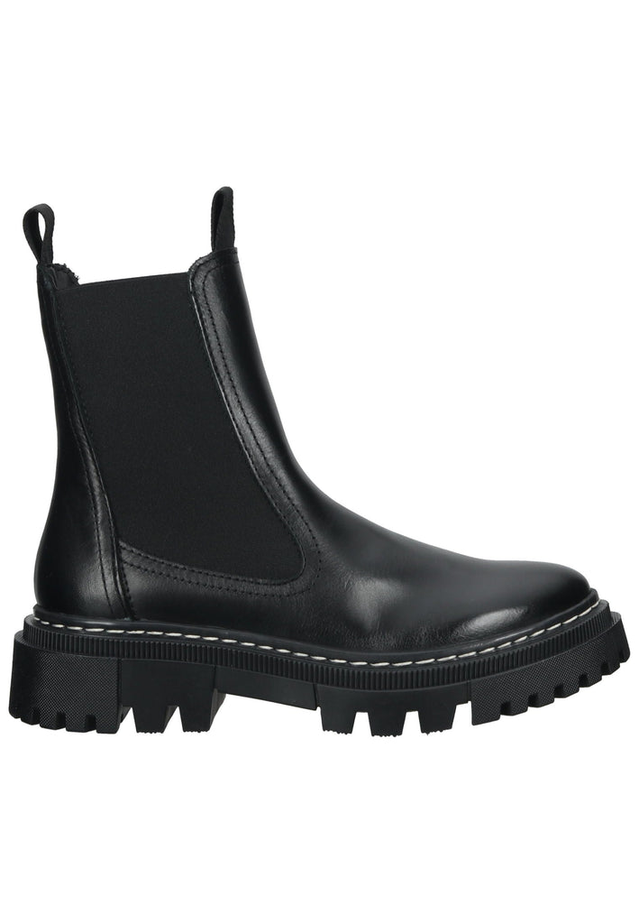 Tamaris Stiefelette Leder/Textil Schwarz