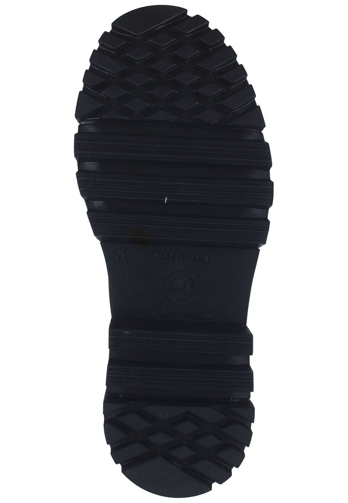 Tamaris Stiefelette Leder/Textil Schwarz