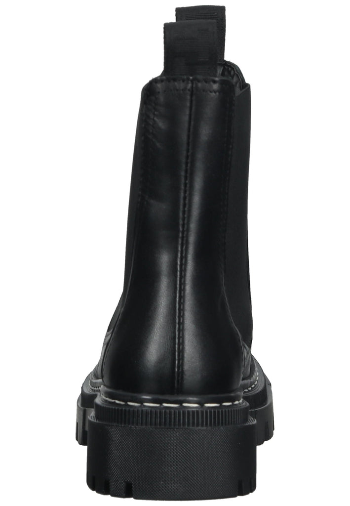 Tamaris Stiefelette Leder/Textil Schwarz