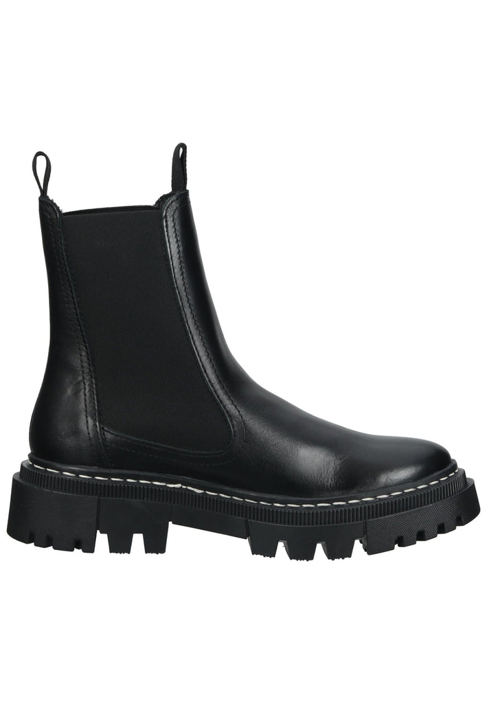 Tamaris Stiefelette Leder/Textil Schwarz