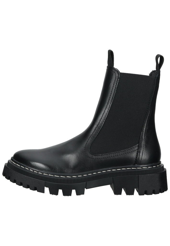 Tamaris Stiefelette Leder/Textil Schwarz