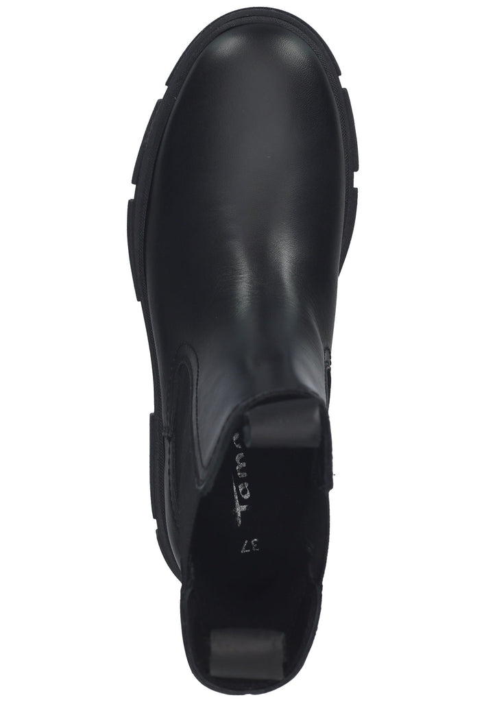 Tamaris Stiefelette Leder/Textil Schwarz