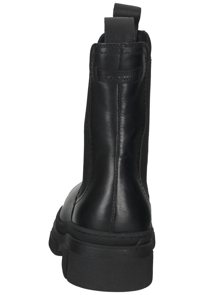 Tamaris Stiefelette Leder/Textil Schwarz