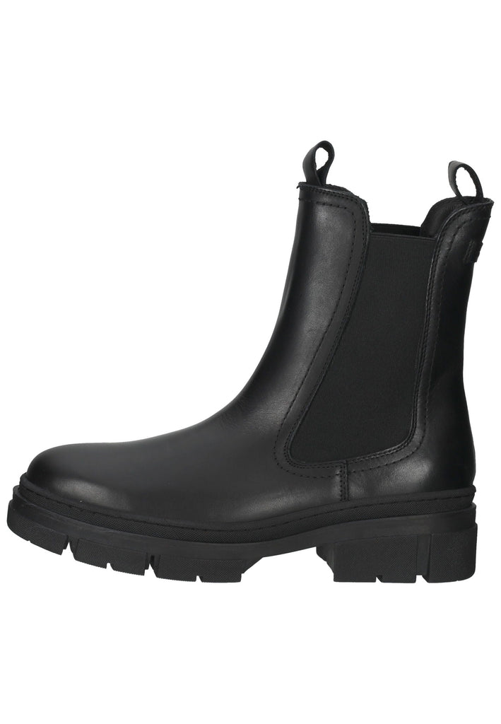 Tamaris Stiefelette Leder/Textil Schwarz