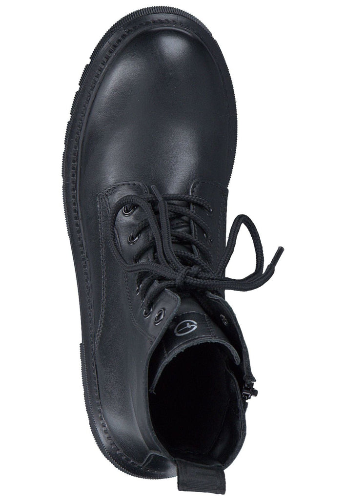 Tamaris Stiefelette Leder/Textil Schwarz