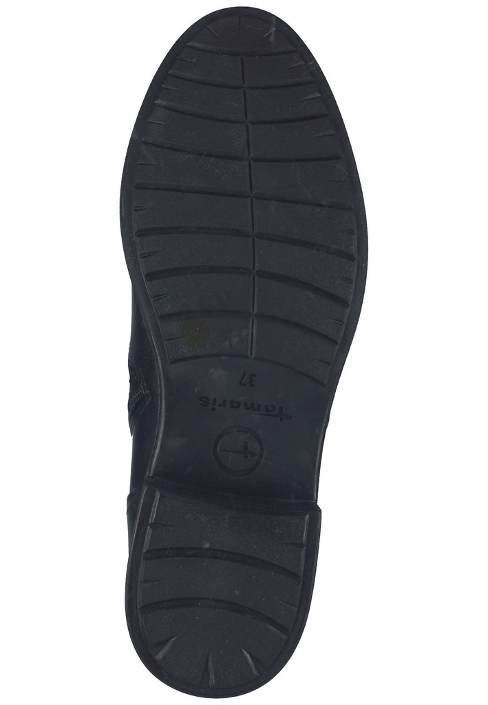 Tamaris Stiefelette Leder/Textil Schwarz