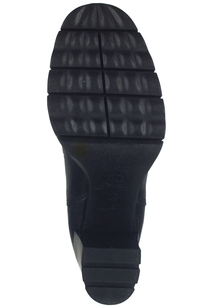 Tamaris Stiefelette Leder/Textil Schwarz