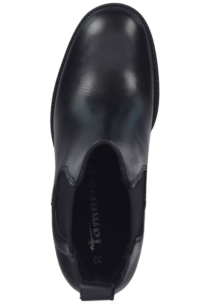 Tamaris Stiefelette Leder/Textil Schwarz