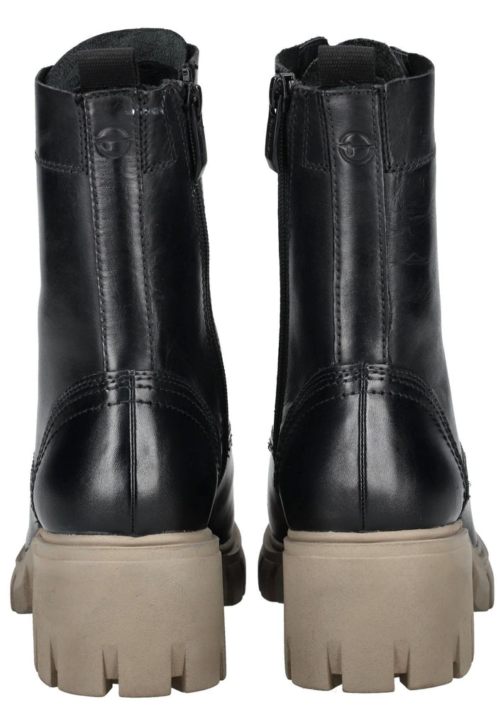 Tamaris Stiefelette Leder/Textil Schwarz