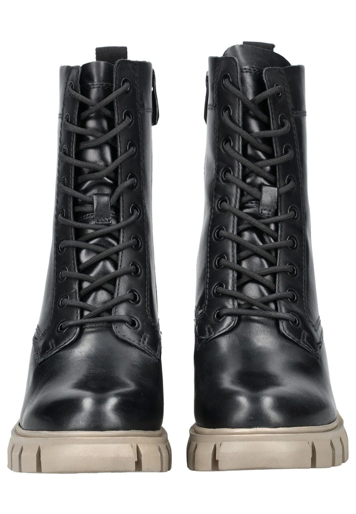 Tamaris Stiefelette Leder/Textil Schwarz