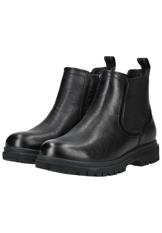 Tamaris Stiefelette Leder/Textil Schwarz