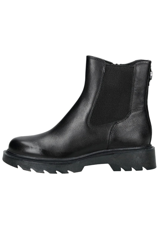 Tamaris Stiefelette Leder/Textil Schwarz