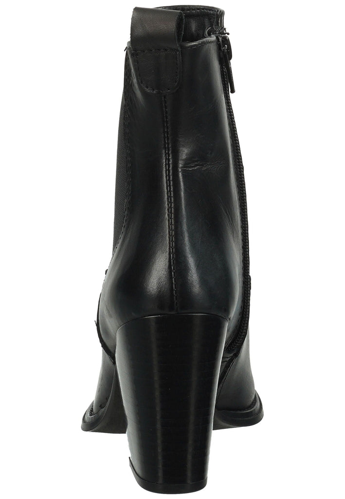 Tamaris Stiefelette Leder/Textil Schwarz Warmfutter