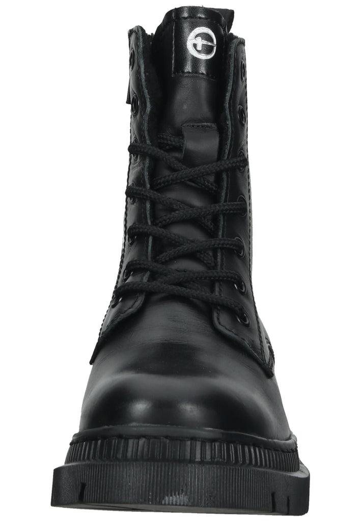 Tamaris Stiefelette Leder/Textil Schwarz Warmfutter