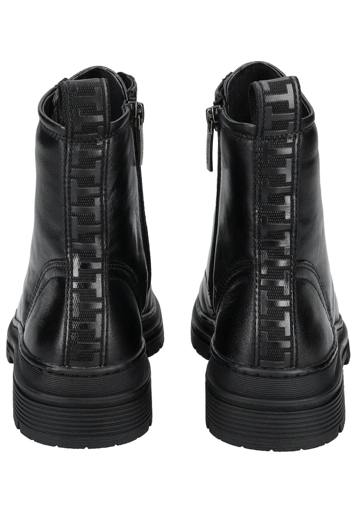 Tamaris Stiefelette Leder/Textil Schwarz Warmfutter
