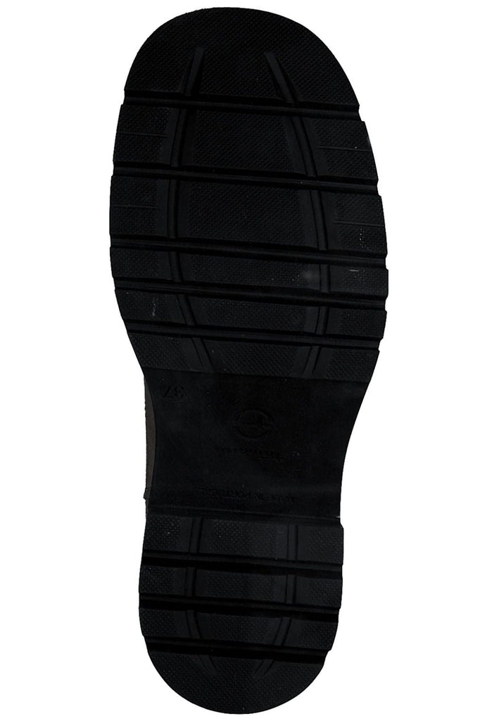 Tamaris Stiefelette Leder/Textil Taupe