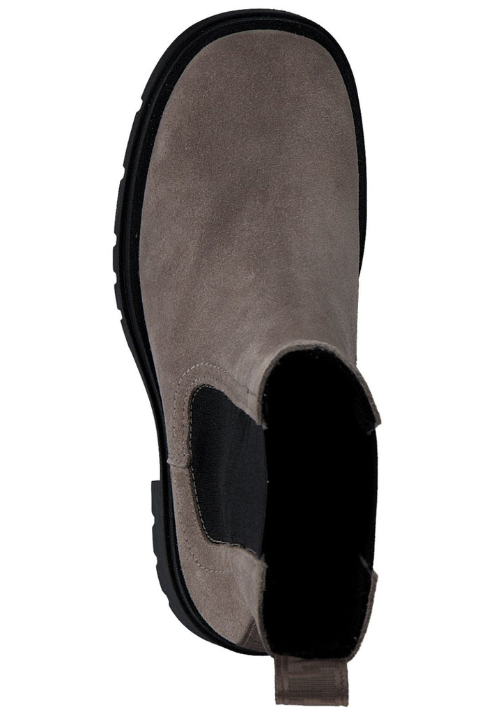 Tamaris Stiefelette Leder/Textil Taupe