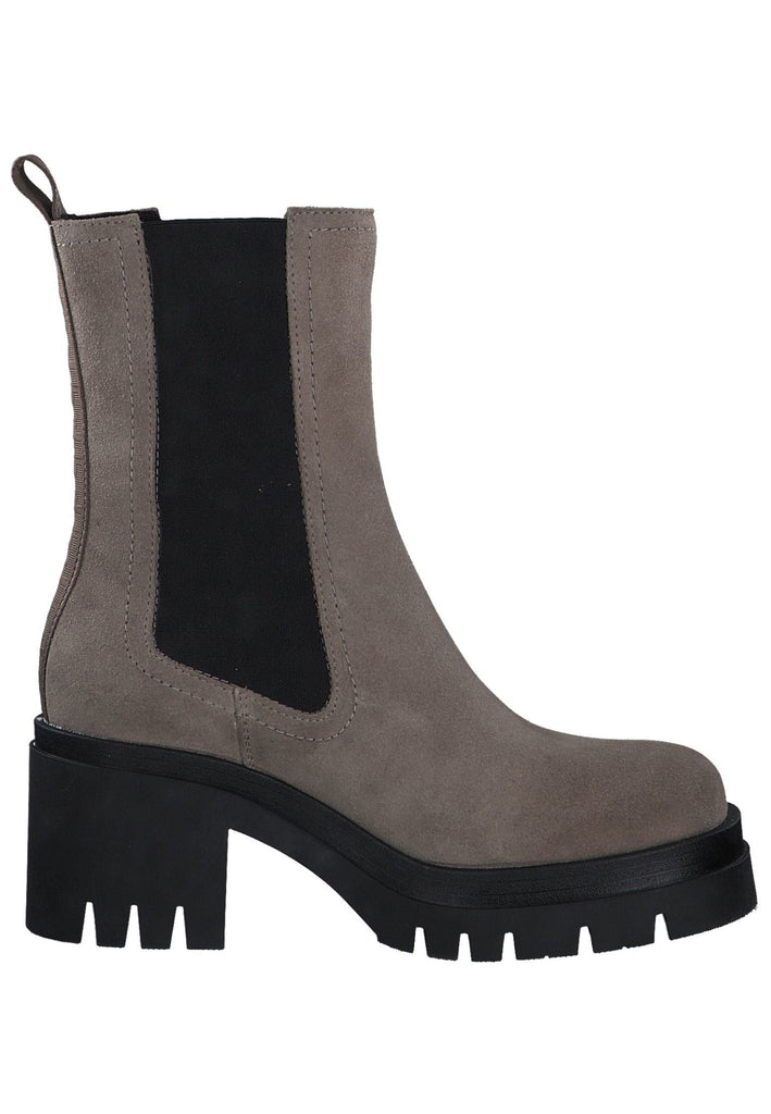 Tamaris Stiefelette Leder/Textil Taupe