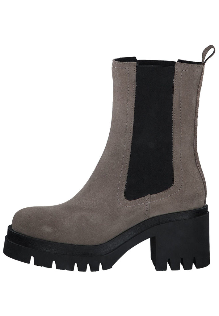 Tamaris Stiefelette Leder/Textil Taupe