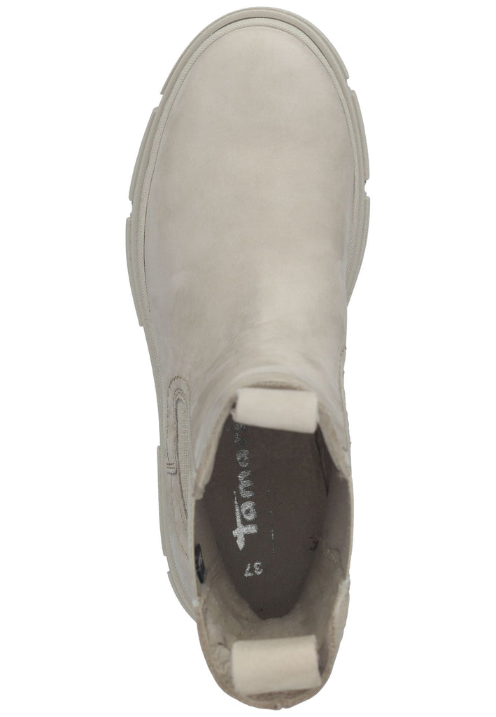 Tamaris Stiefelette Leder/Textil Taupe