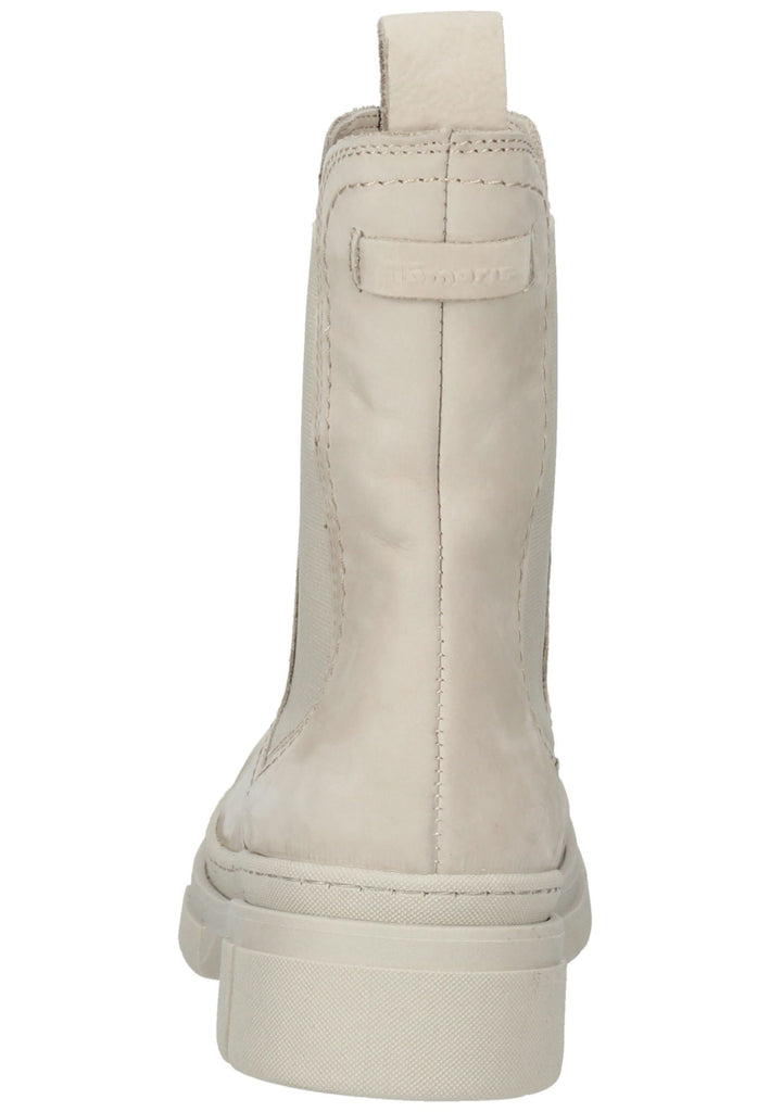 Tamaris Stiefelette Leder/Textil Taupe