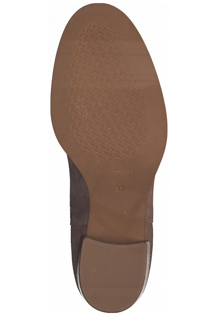 Tamaris Stiefelette Leder/Textil Taupe