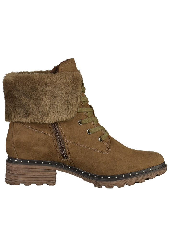Tamaris Stiefelette Lederimitat Braun