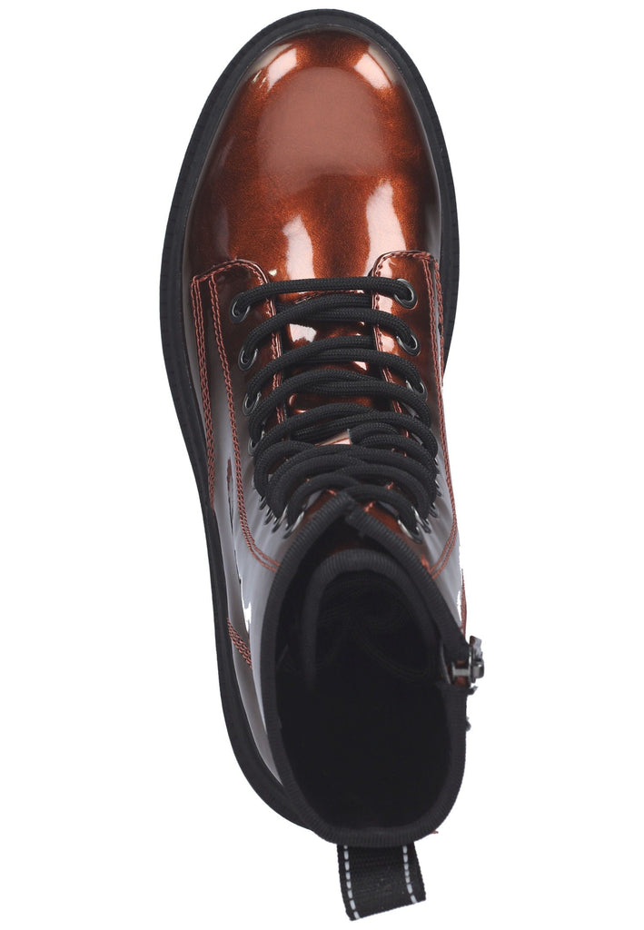 Tamaris Stiefelette Lederimitat Bronze