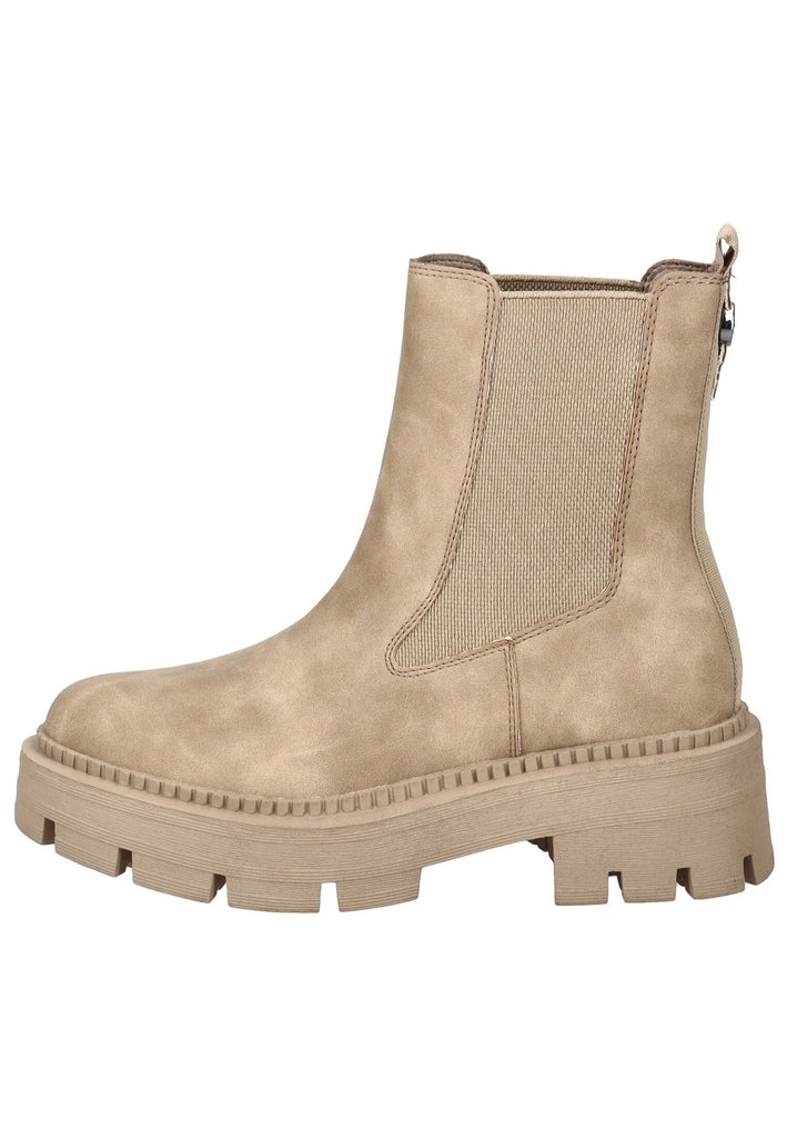Tamaris Stiefelette Lederimitat Camel