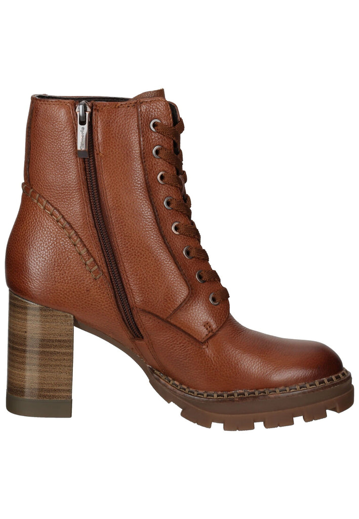 Tamaris Stiefelette Lederimitat Cognac
