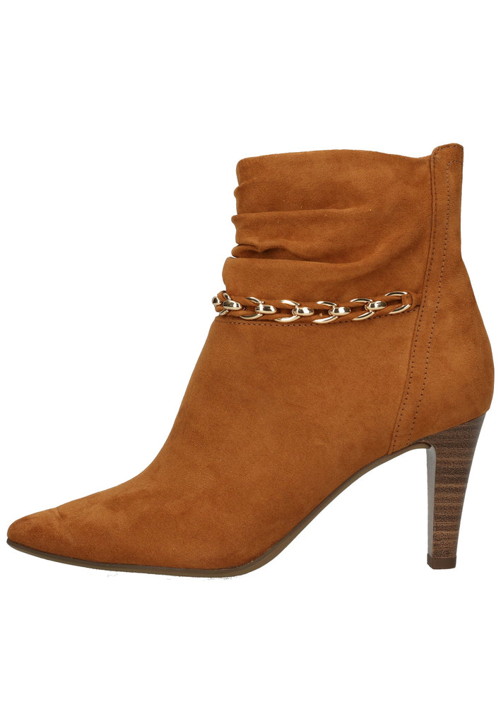 Tamaris Stiefelette Lederimitat Nussbraun