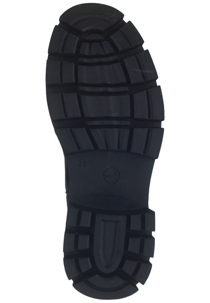Tamaris Stiefelette Lederimitat Schwarz