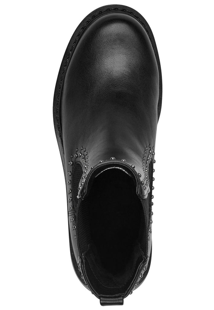 Tamaris Stiefelette Lederimitat Schwarz