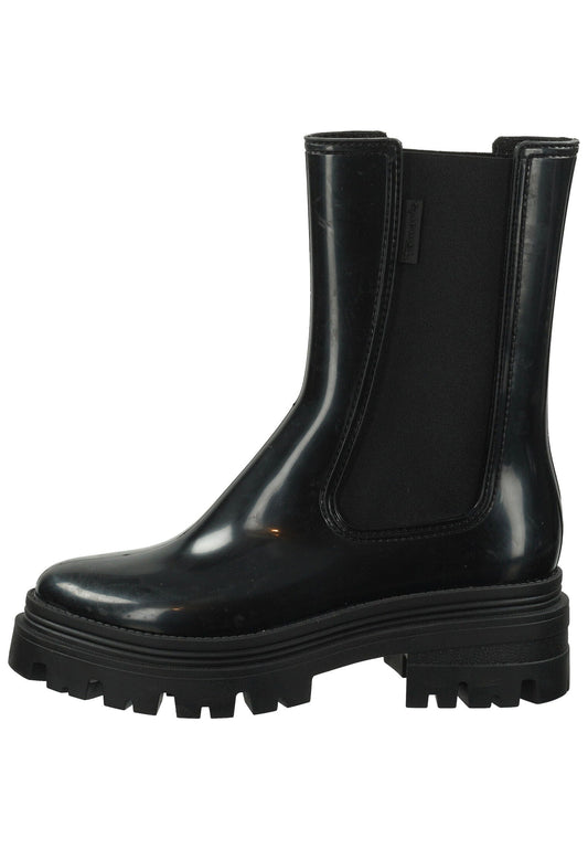 Tamaris Stiefelette Lederimitat Schwarz