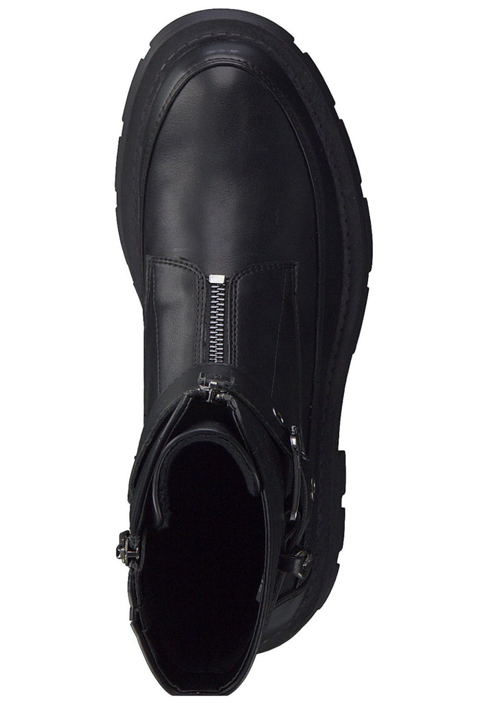 Tamaris Stiefelette Lederimitat Schwarz