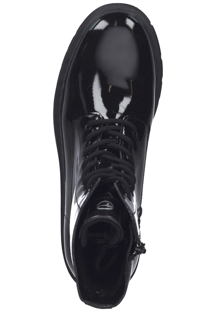 Tamaris Stiefelette Lederimitat schwarz