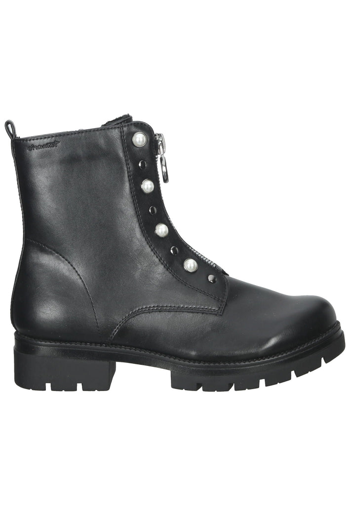 Tamaris Stiefelette Lederimitat Schwarz