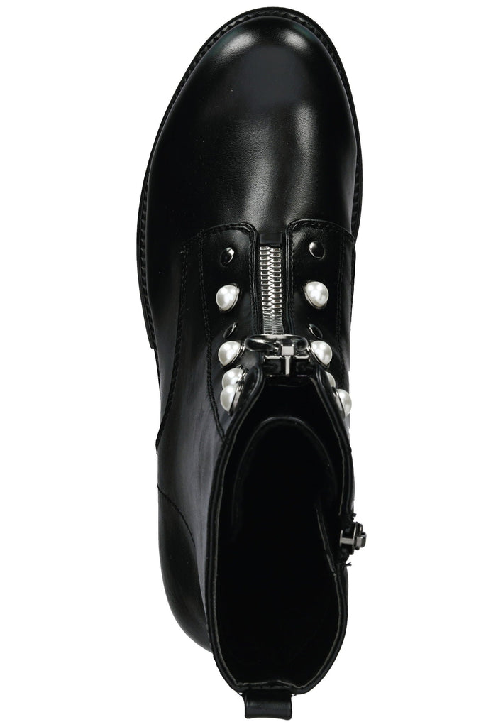 Tamaris Stiefelette Lederimitat Schwarz