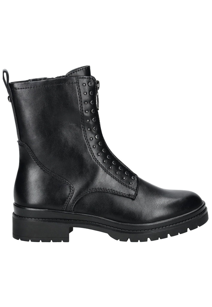 Tamaris Stiefelette Lederimitat Schwarz