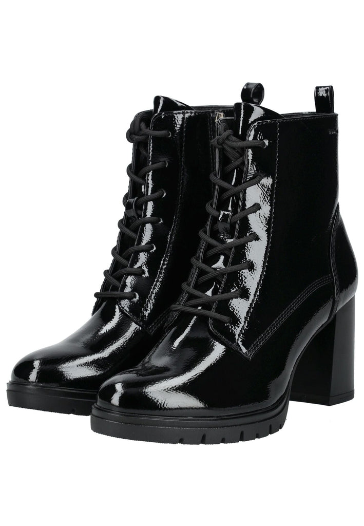 Tamaris Stiefelette Lederimitat Schwarz