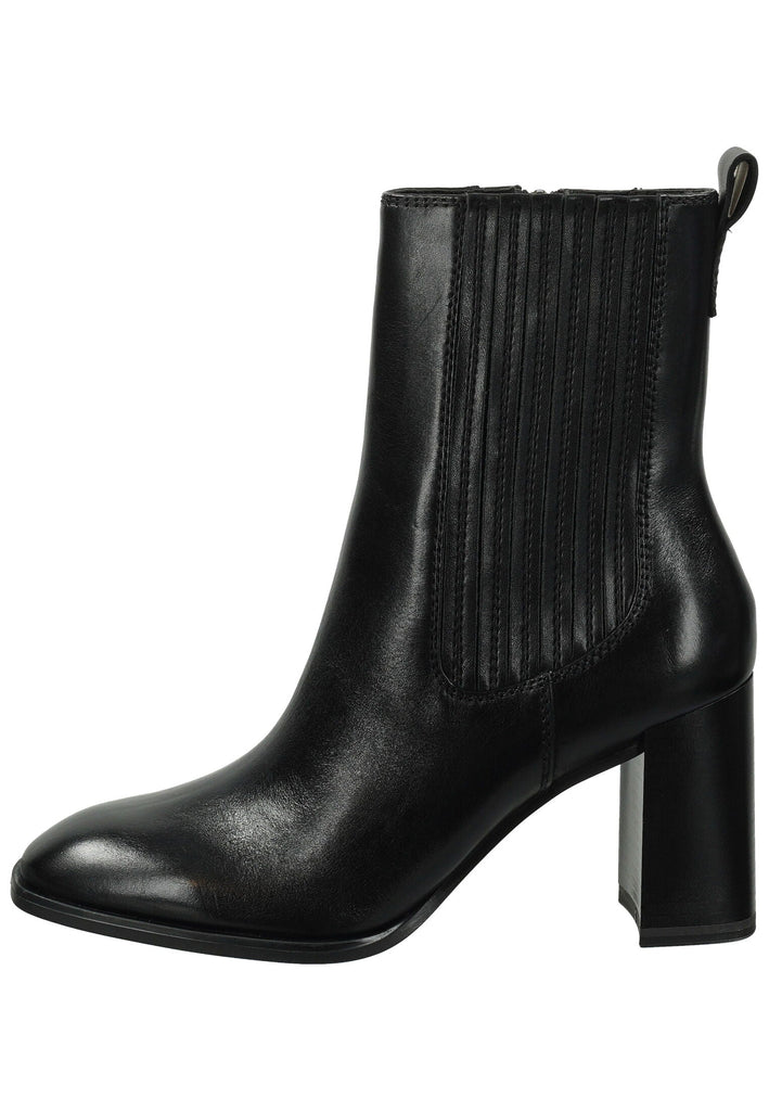 Tamaris Stiefelette Lederimitat Schwarz Warmfutter